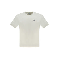 White Cotton Men T-Shirt