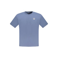 Blue Cotton Men T-Shirt