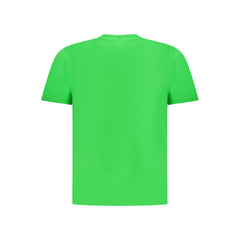 Green Cotton Men T-Shirt