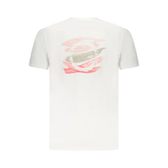 White Cotton Men T-Shirt