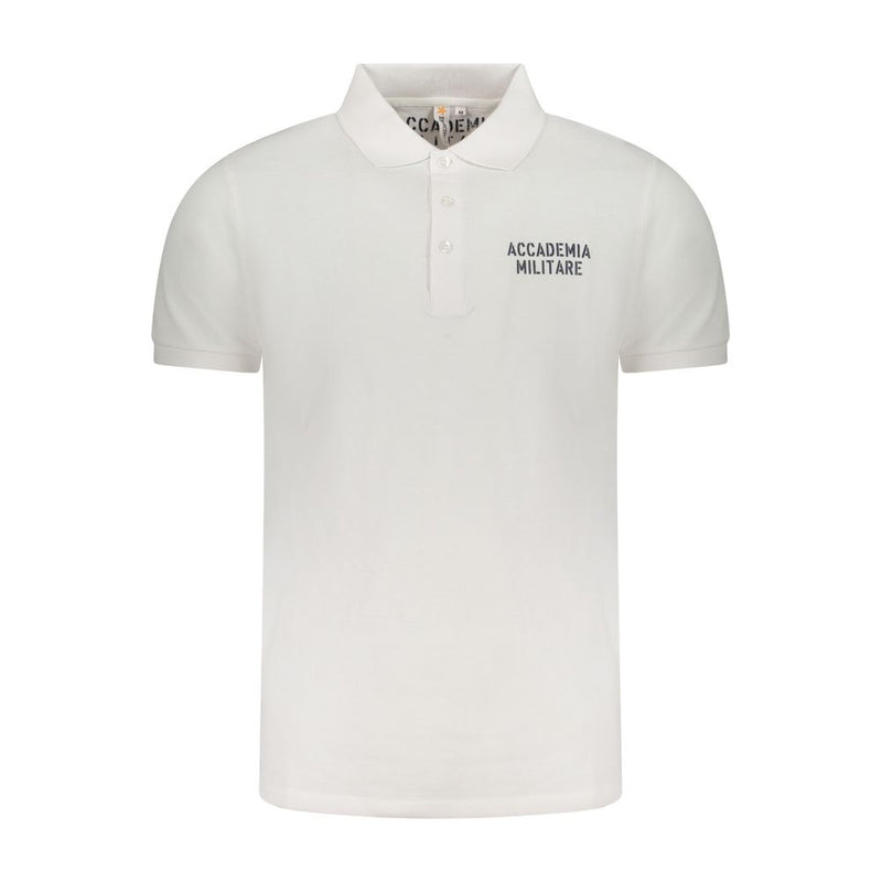White Cotton Polo Shirt