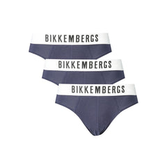 Blue Cotton Underwear