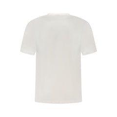 White Cotton Men T-Shirt