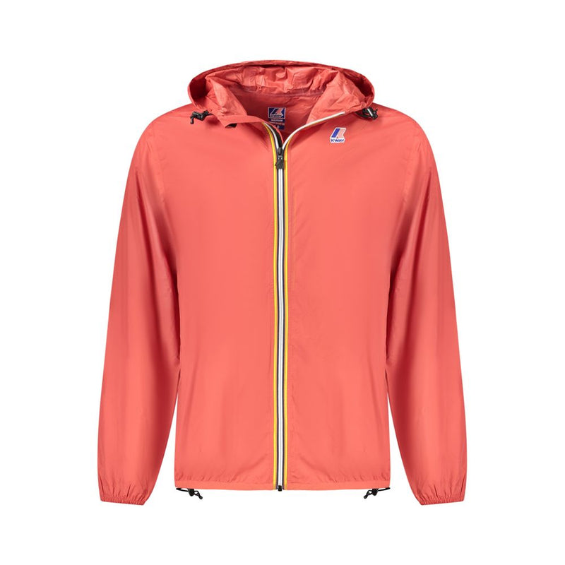 Red Polyamide Men Jacket