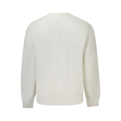 White Cotton Men Sweater