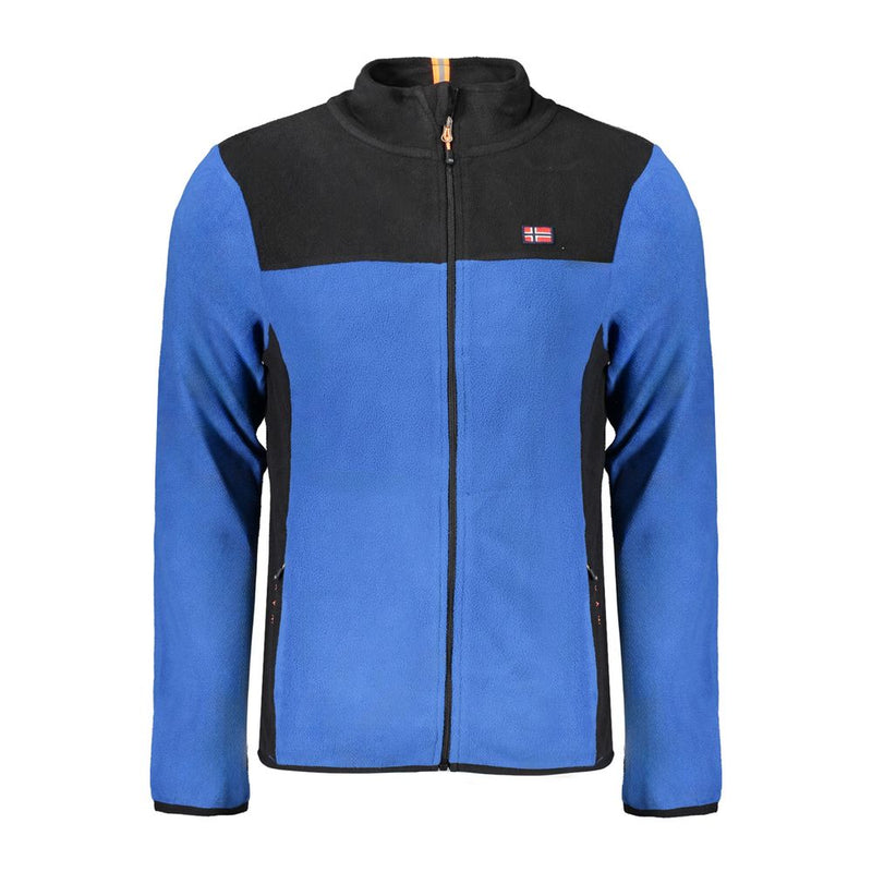 Blue Polyester Sweater