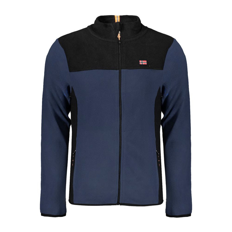Blue Polyester Sweater