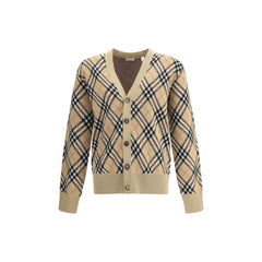 Archive Check wool Cardigan