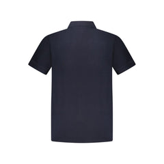 Blue Cotton Polo Shirt