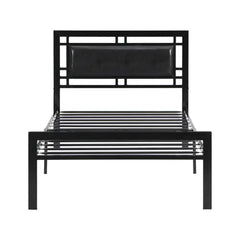 Twin Size Metal Bed Sturdy System Metal Bed Frame ,Modern Style And Comfort To Any Bedroom