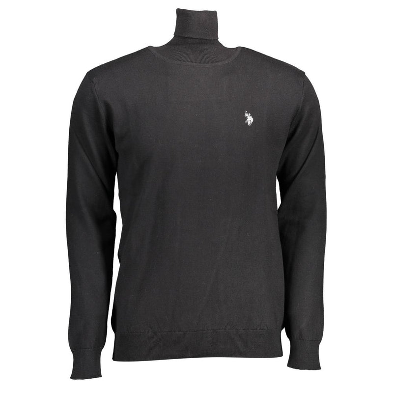 Black Cotton Sweater