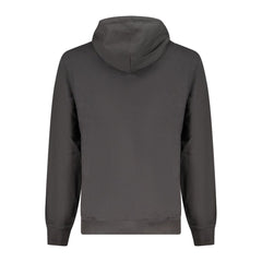 Black Cotton Men Sweater