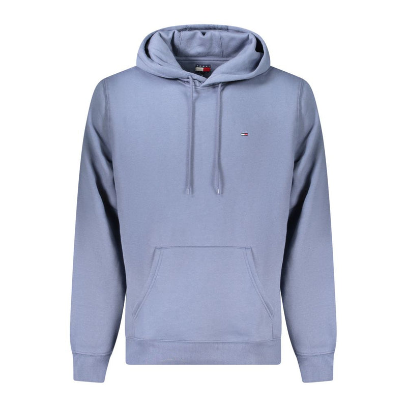 Blue Cotton Men Sweater