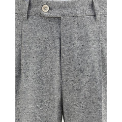 Wool and cashmere buttoned grisaille Suit