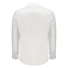 White Cotton Men Shirt
