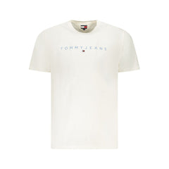 White Cotton Men T-Shirt