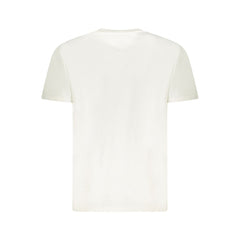 White Cotton Men T-Shirt