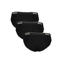 Black Cotton Men Brief