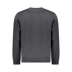 Black Cotton Men Sweater