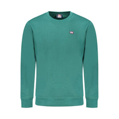 Green Cotton Mens Sweater