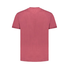 Red Cotton Men T-Shirt