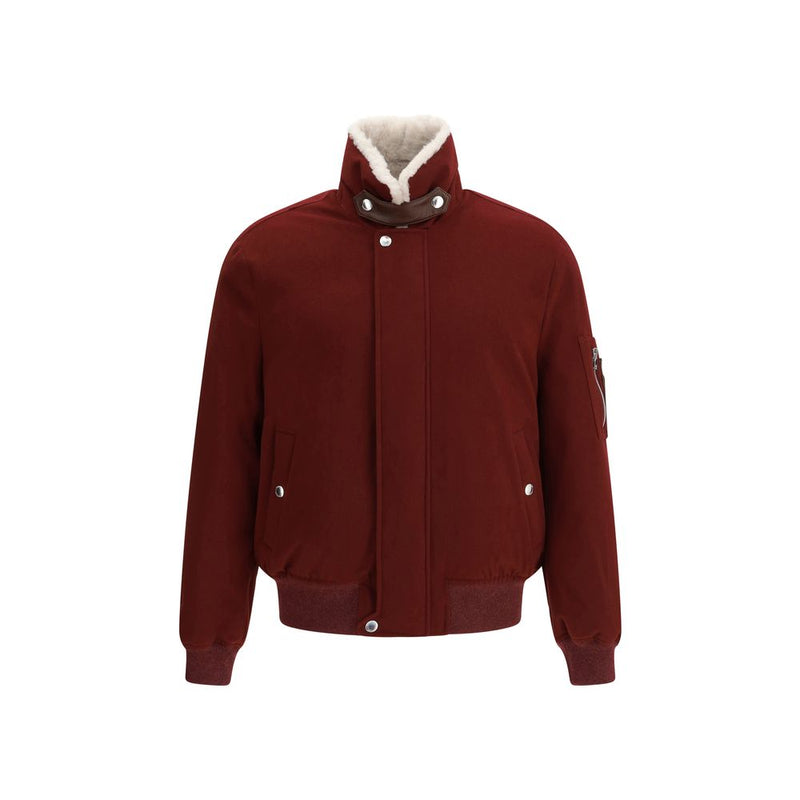 Wool flannel Down Jacket