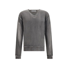 V neck Grey Sweater