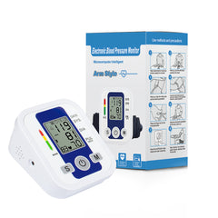 Medical Electronic Upper Arm Dynamic Pulse Detection Household Portable Smart Sphygmomanometer For The Elderly