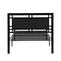 Twin Size Metal Bed Sturdy System Metal Bed Frame ,Modern Style And Comfort To Any Bedroom