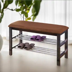 Wooden Shoe Stool