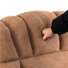 Manual Chaise Longue Sofa With Massage And Heating Function