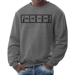 Mens Graphic Sweatshirt - the Truth the Way the Life-6