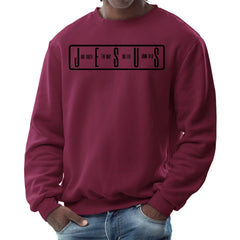 Mens Graphic Sweatshirt - the Truth the Way the Life-3
