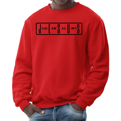 Mens Graphic Sweatshirt - the Truth the Way the Life-1