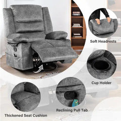 Lounge Chair Sofa With Massage And Heating Function