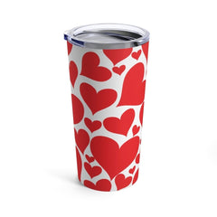 Insulated Tumbler - 20oz - Love Red Hearts - Travel Mug-2