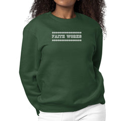 Womens Graphic Sweatshirt Faith Works-4
