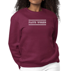 Womens Graphic Sweatshirt Faith Works-5